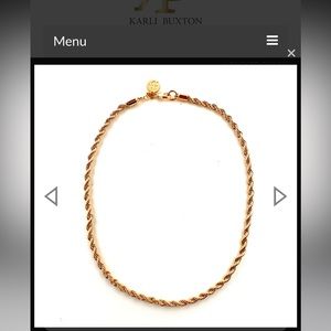 Karli buxton rope chain necklace